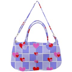 Love Hearts Valentine Decorative Removal Strap Handbag