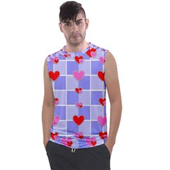 Love Hearts Valentine Decorative Men s Regular Tank Top by Dutashop