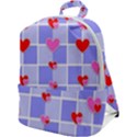 Love Hearts Valentine Decorative Zip Up Backpack View1