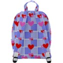 Love Hearts Valentine Decorative Zip Up Backpack View3