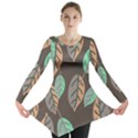 Leaf Brown Long Sleeve Tunic  View1