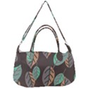 Leaf Brown Removal Strap Handbag View1