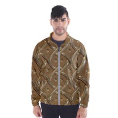 Gold Background Modern Men s Windbreaker