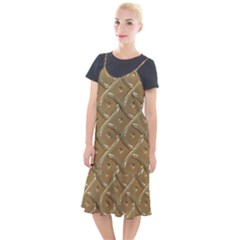 Gold Background Modern Camis Fishtail Dress by Dutashop