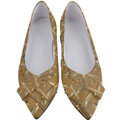 Gold Background Modern Women s Bow Heels by Dutashop