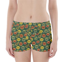 Background Fruits Several Boyleg Bikini Wrap Bottoms