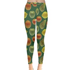 Background Fruits Several Inside Out Leggings