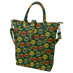 Background Fruits Several Buckle Top Tote Bag