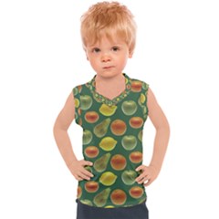 Background Fruits Several Kids  Sport Tank Top