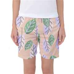 Leaf Pink Women s Basketball Shorts