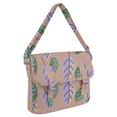 Leaf Pink Buckle Messenger Bag