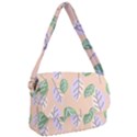 Leaf Pink Courier Bag View1