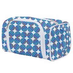 Geometric Dots Pattern Toiletries Pouch by Dutashop