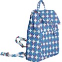 Geometric Dots Pattern Buckle Everyday Backpack View2