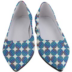 Geometric Dots Pattern Women s Block Heels  by Dutashop