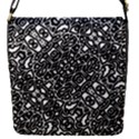 Interlace Black And White Pattern Removable Flap Cover (S) View1