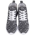 Interlace Black And White Pattern Women s Lightweight High Top Sneakers View1