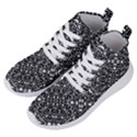 Interlace Black And White Pattern Women s Lightweight High Top Sneakers View2