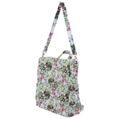 Green Flora Crossbody Backpack by goljakoff