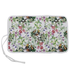 Green Flora Pen Storage Case (l) by goljakoff