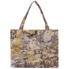 Rocky Texture Grunge Print Design Mini Tote Bag