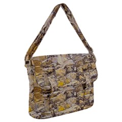 Rocky Texture Grunge Print Design Buckle Messenger Bag