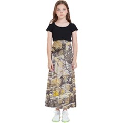 Rocky Texture Grunge Print Design Kids  Skirt