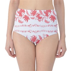 Folk Ornament Classic High-waist Bikini Bottoms by Eskimos