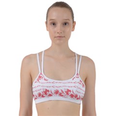 Folk Ornament Line Them Up Sports Bra by Eskimos