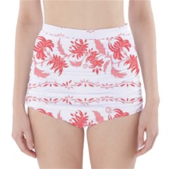 Folk Ornament High-waisted Bikini Bottoms by Eskimos