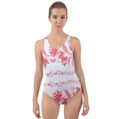 Folk Ornament Cut-out Back One Piece Swimsuit by Eskimos