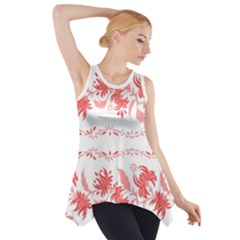 Folk Ornament Side Drop Tank Tunic by Eskimos