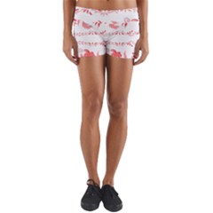 Folk Ornament Yoga Shorts by Eskimos