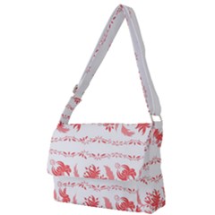 Folk Ornament Full Print Messenger Bag (l) by Eskimos