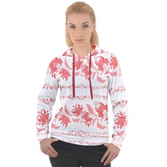 Folk Ornament Women s Overhead Hoodie