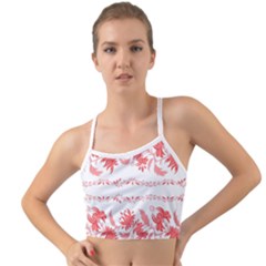 Folk Ornament Mini Tank Bikini Top