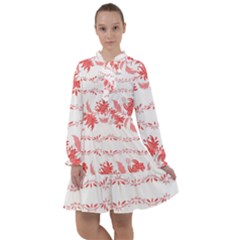 Folk Ornament All Frills Chiffon Dress