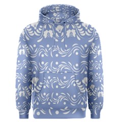 Blue White Ornament Men s Core Hoodie by Eskimos