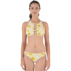 Abstract Daisy Perfectly Cut Out Bikini Set by Eskimos