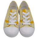 Abstract daisy Kids  Low Top Canvas Sneakers View1