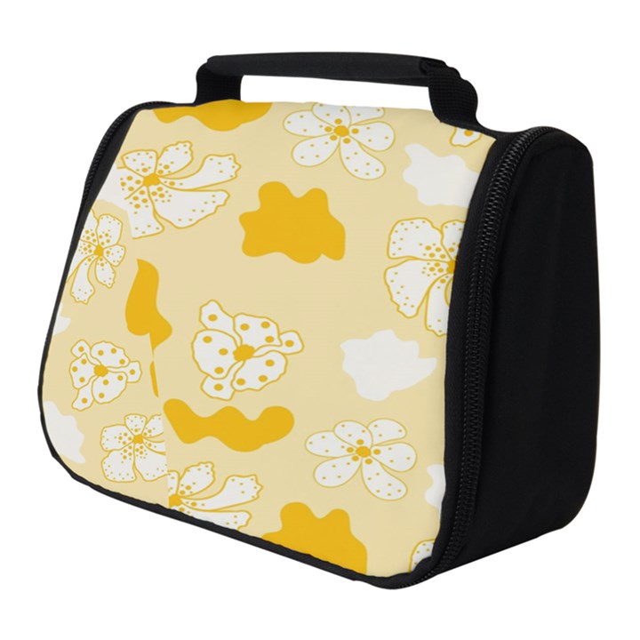 Abstract daisy Full Print Travel Pouch (Small)