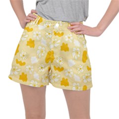 Abstract Daisy Ripstop Shorts by Eskimos