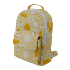 Abstract Daisy Flap Pocket Backpack (large) by Eskimos