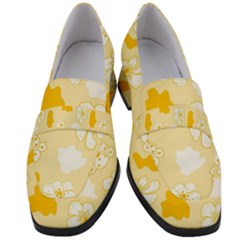 Abstract Daisy Women s Chunky Heel Loafers by Eskimos