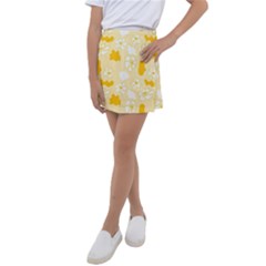 Abstract Daisy Kids  Tennis Skirt by Eskimos