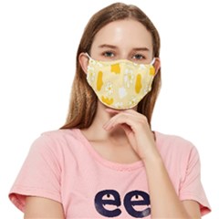 Abstract Daisy Fitted Cloth Face Mask (adult) by Eskimos