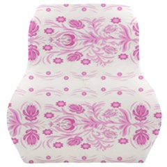 Pink Flowers Car Seat Back Cushion  by Eskimos