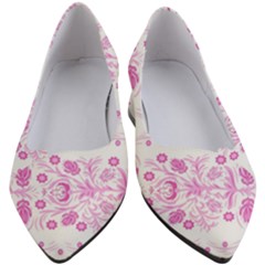 Pink Flowers Women s Block Heels  by Eskimos