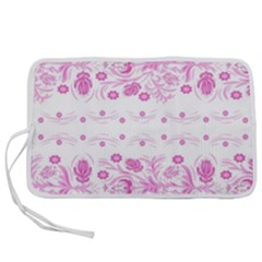 Pink Flowers Pen Storage Case (s) by Eskimos