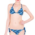 Star Hexagon Deep Blue Light Classic Bikini Set View1